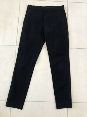 COS Women Sz 29 Cotton Stretch High Rise Tapered Pants FLAW